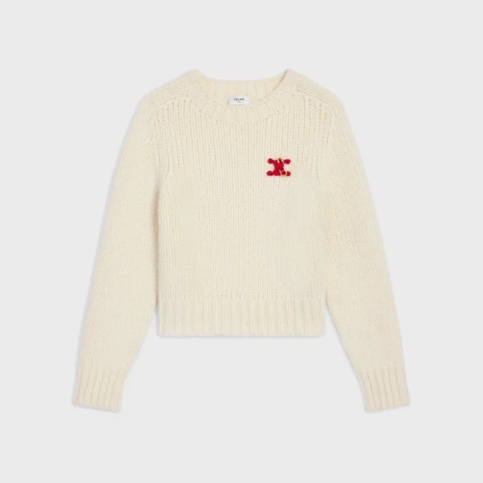 Pullover mit Rundhalsausschnitt aus Kaschmir und Seide Pullover mit Rundhalsausschnitt aus Kaschmir und Seide