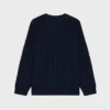 Pullover mit Rundhalsausschnitt aus Ketten-Kaschmir