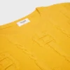 Pullover mit Rundhalsausschnitt aus Ketten-Kaschmir Pullover mit Rundhalsausschnitt aus Ketten-Kaschmir
