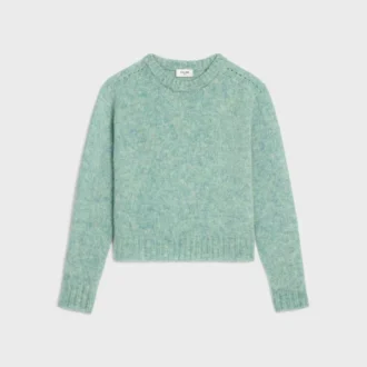 Pullover mit Rundhalsausschnitt aus Shetlandwolle Pullover mit Rundhalsausschnitt aus Shetlandwolle