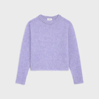 Pullover mit Rundhalsausschnitt aus Shetlandwolle Pullover mit Rundhalsausschnitt aus Shetlandwolle