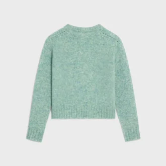 Pullover mit Rundhalsausschnitt aus Shetlandwolle Pullover mit Rundhalsausschnitt aus Shetlandwolle