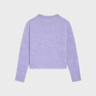 Pullover mit Rundhalsausschnitt aus Shetlandwolle Pullover mit Rundhalsausschnitt aus Shetlandwolle
