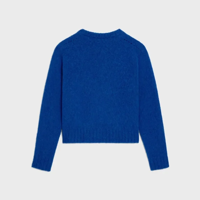 Pullover mit Rundhalsausschnitt aus Shetlandwolle Pullover mit Rundhalsausschnitt aus Shetlandwolle