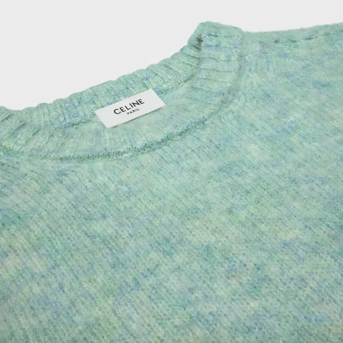 Pullover mit Rundhalsausschnitt aus Shetlandwolle Pullover mit Rundhalsausschnitt aus Shetlandwolle