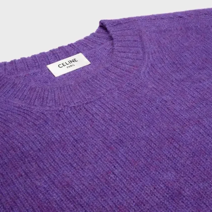 Pullover mit Rundhalsausschnitt aus Shetlandwolle