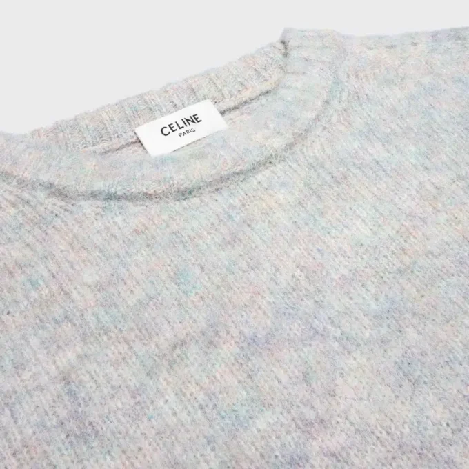 Pullover mit Rundhalsausschnitt aus Shetlandwolle Pullover mit Rundhalsausschnitt aus Shetlandwolle