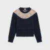 Pullover mit Rundhalsausschnitt aus Triomphe-Fair-Isle-Wolle