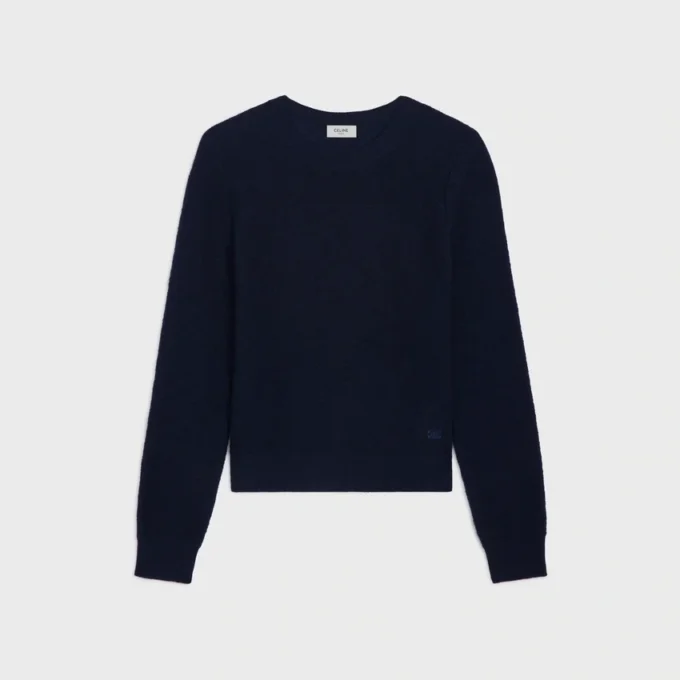 Pullover mit Rundhalsausschnitt aus Wolle Pullover mit Rundhalsausschnitt aus Wolle