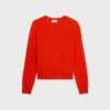 Pullover mit Rundhalsausschnitt aus Wolle