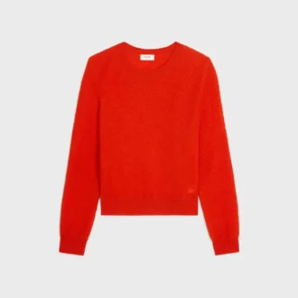 Pullover mit Rundhalsausschnitt aus Wolle Pullover mit Rundhalsausschnitt aus Wolle
