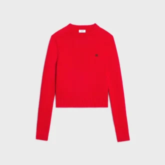 Pullover mit Rundhalsausschnitt aus Wolle und Kaschmir