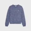 Pullover mit Rundhalsausschnitt aus Wolle und Kaschmir