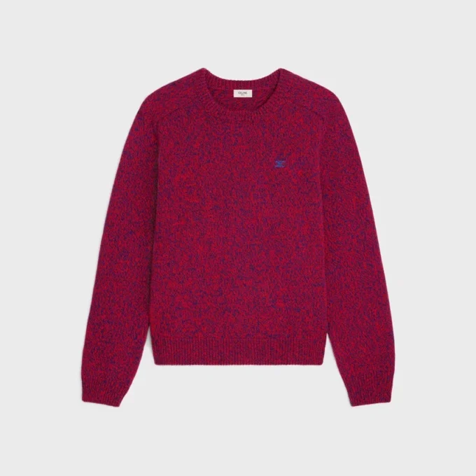 Pullover mit Rundhalsausschnitt aus Wolle und Kaschmir