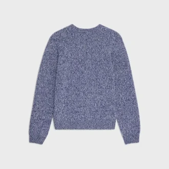 Pullover mit Rundhalsausschnitt aus Wolle und Kaschmir