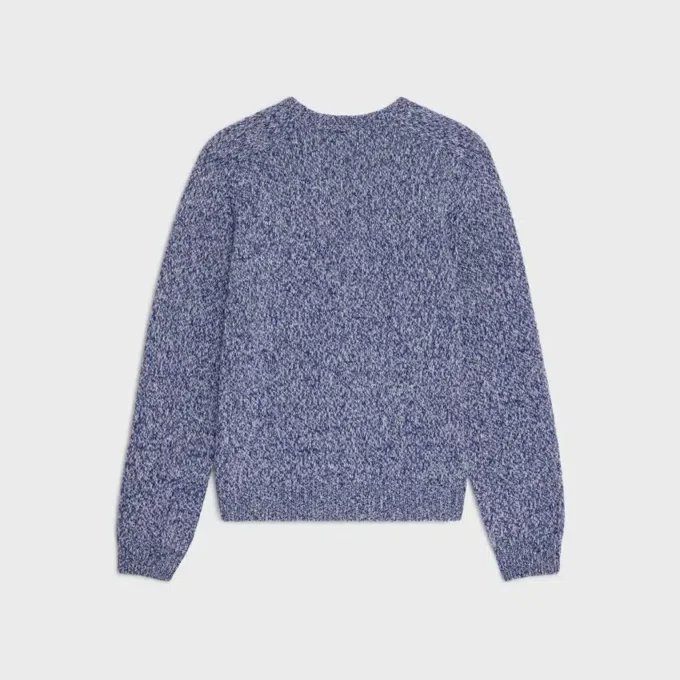 Pullover mit Rundhalsausschnitt aus Wolle und Kaschmir