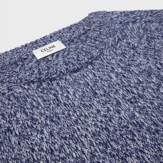 Pullover mit Rundhalsausschnitt aus Wolle und Kaschmir