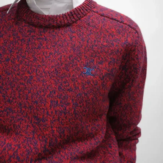 Pullover mit Rundhalsausschnitt aus Wolle und Kaschmir