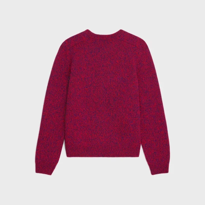 Pullover mit Rundhalsausschnitt aus Wolle und Kaschmir