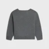 Pullover mit U-Boot-Ausschnitt aus Wolle und Kaschmir