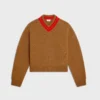 Pullover mit V-Ausschnitt aus Kaschmir