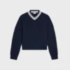 Pullover mit V-Ausschnitt aus Kaschmir Pullover mit V-Ausschnitt aus Kaschmir