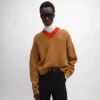 Pullover mit V-Ausschnitt aus Kaschmir Pullover mit V-Ausschnitt aus Kaschmir