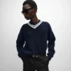Pullover mit V-Ausschnitt aus Kaschmir Pullover mit V-Ausschnitt aus Kaschmir