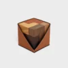Puzzle-Würfel in Holz und Etui aus naturbelassenem Kalbsleder Puzzle-Würfel in Holz und Etui aus naturbelassenem Kalbsleder