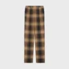 Pyjama-Hose  aus karierter Wolle