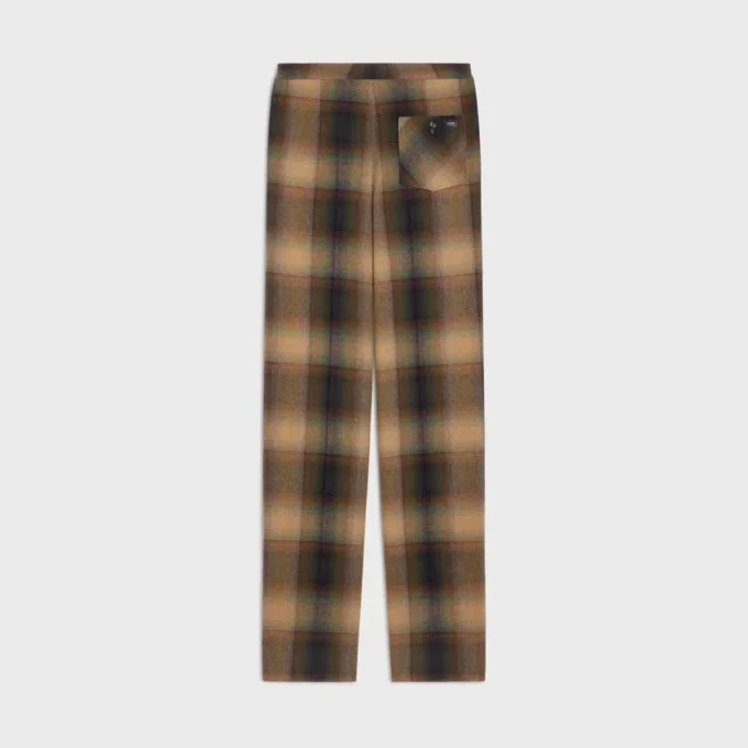 Pyjama-Hose  aus karierter Wolle