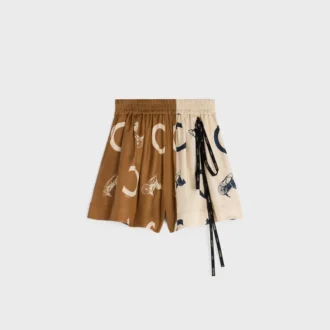 Pyjama-Shorts aus Seidentwill