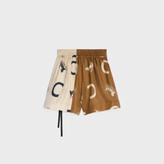 Pyjama-Shorts aus Seidentwill