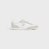 Racer Sneaker aus Nylon, Kalbsveloursleder und Kalbsleder