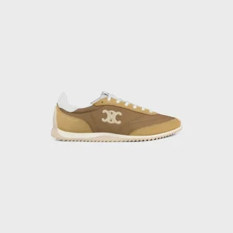Racer Sneaker aus Nylon, Kalbsveloursleder und Kalbsleder Racer Sneaker aus Nylon, Kalbsveloursleder und Kalbsleder