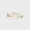Racer Sneaker aus Nylon, Kalbsveloursleder und Kalbsleder