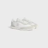 Racer Sneaker aus Nylon, Kalbsveloursleder und Kalbsleder