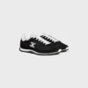Racer Sneaker aus Nylon, Kalbsveloursleder und Kalbsleder