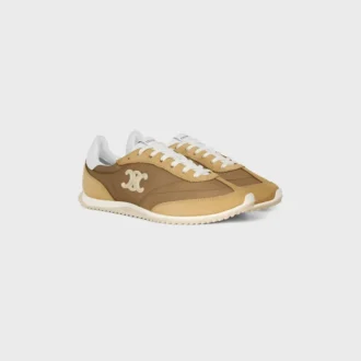 Racer Sneaker aus Nylon, Kalbsveloursleder und Kalbsleder Racer Sneaker aus Nylon, Kalbsveloursleder und Kalbsleder