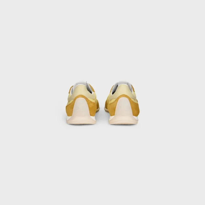 Racer Sneaker aus Nylon, Kalbsveloursleder und Kalbsleder Racer Sneaker aus Nylon, Kalbsveloursleder und Kalbsleder