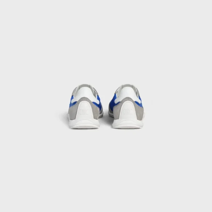 Racer Sneaker aus Nylon, Kalbsveloursleder und Kalbsleder Racer Sneaker aus Nylon, Kalbsveloursleder und Kalbsleder
