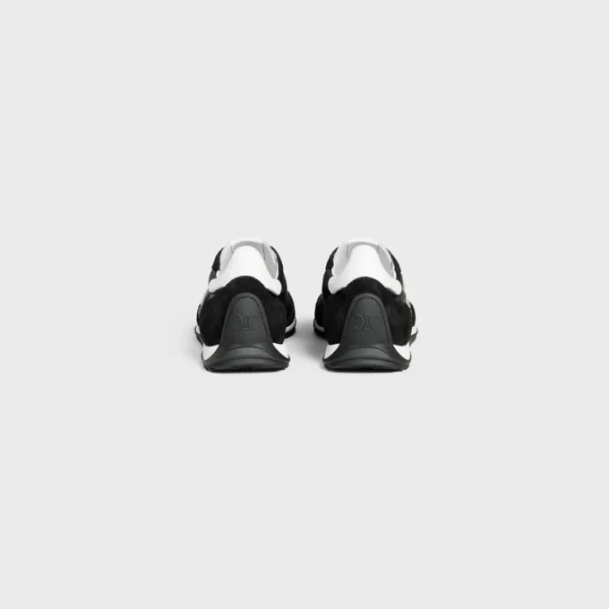 Racer Sneaker aus Nylon, Kalbsveloursleder und Kalbsleder Racer Sneaker aus Nylon, Kalbsveloursleder und Kalbsleder