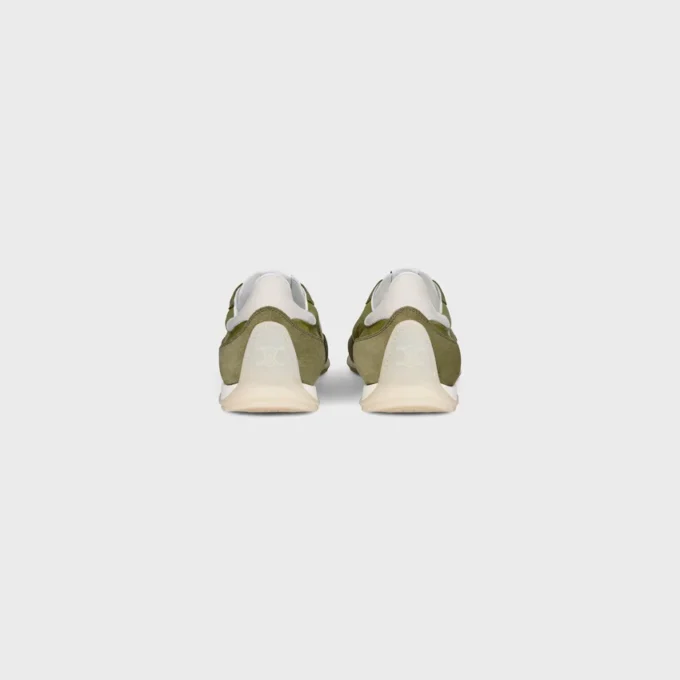 Racer Sneaker aus Nylon, Kalbsveloursleder und Kalbsleder Racer Sneaker aus Nylon, Kalbsveloursleder und Kalbsleder