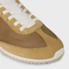 Racer Sneaker aus Nylon, Kalbsveloursleder und Kalbsleder