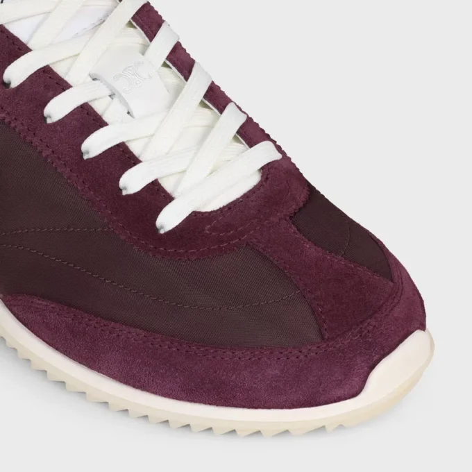Racer Sneaker aus Nylon, Kalbsveloursleder und Kalbsleder Racer Sneaker aus Nylon, Kalbsveloursleder und Kalbsleder