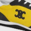 Racer Sneaker aus Nylon, Kalbsveloursleder und Kalbsleder