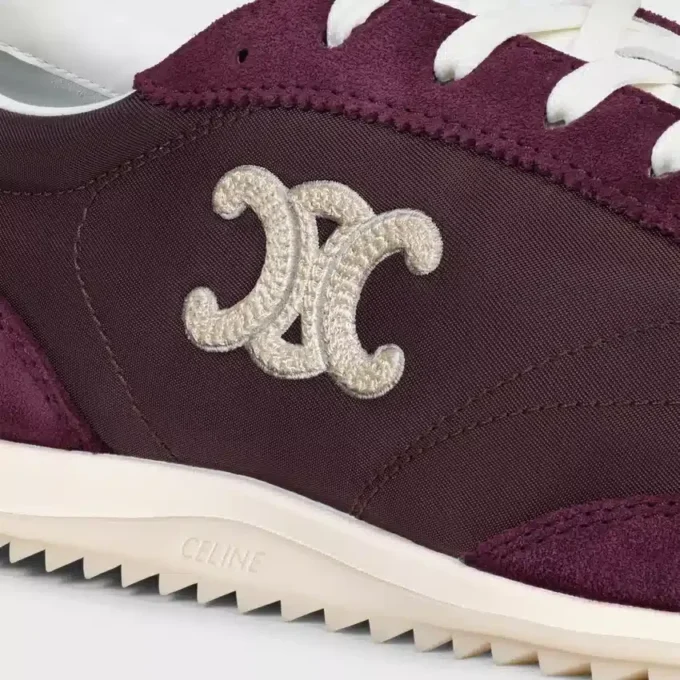 Racer Sneaker aus Nylon, Kalbsveloursleder und Kalbsleder Racer Sneaker aus Nylon, Kalbsveloursleder und Kalbsleder