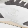 Racer Sneaker aus Nylon, Kalbsveloursleder und Kalbsleder
