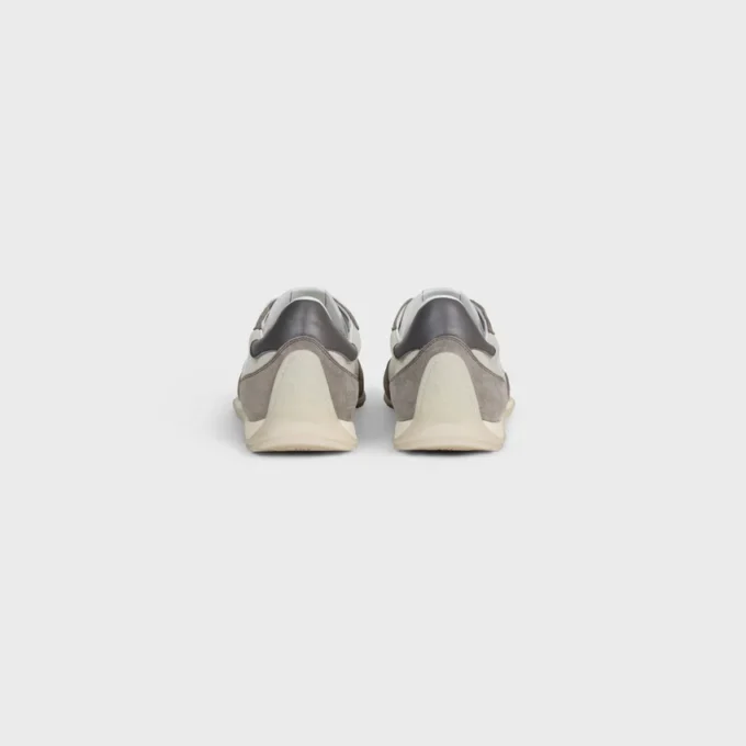 Racer Sneaker aus Nylon, Kalbsveloursleder und Kalbsleder Racer Sneaker aus Nylon, Kalbsveloursleder und Kalbsleder