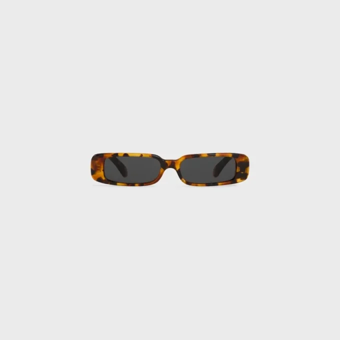 Rechteckige Sonnenbrille S343 aus Acetat Rechteckige Sonnenbrille S343 aus Acetat